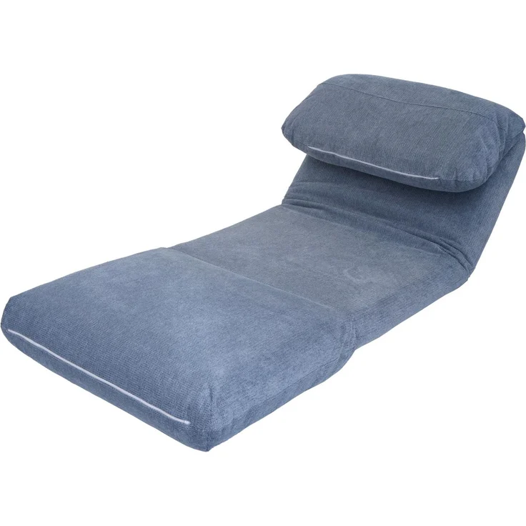 Schlafsessel HWC-E68, Schlafsofa Funktionssessel Klappsessel Relaxsessel, Stoff/Textil ~ hellblau – Bild 8