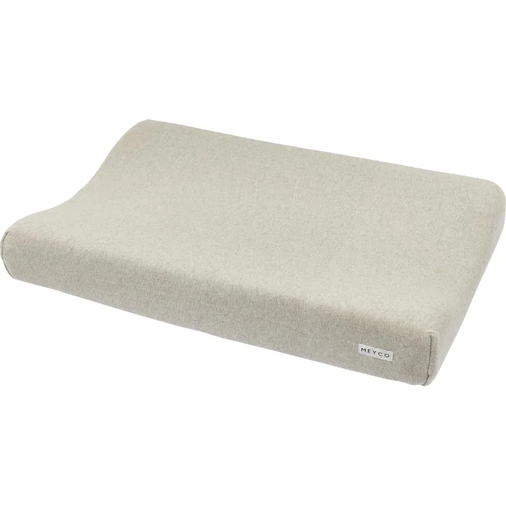 Meyco Knit Basic Wickelauflagenbezug Sand Melange Braun sand