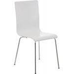 Besucherstuhl Pepe 1 Stuhl Weiß
