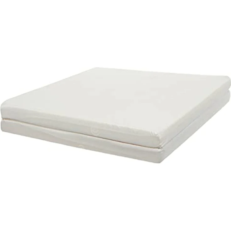 TINÉO Klappmatratze, Polyester, weiß, 60 x 120 x 4 cm – Bild 2