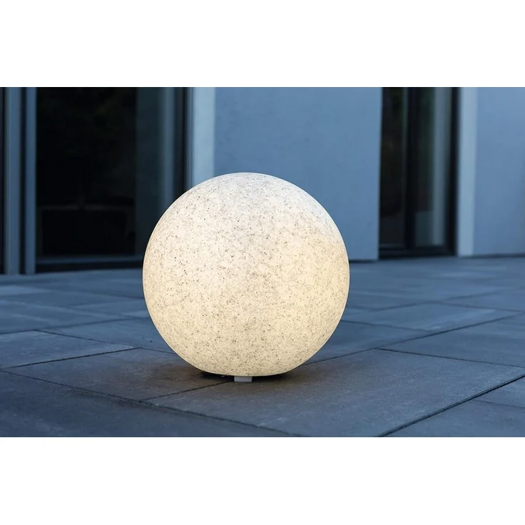 Heitronic Nr. 35958-HE Outdoor LED Leuchtkugel Mundan granit 50cm E27 IP44 – Bild 3
