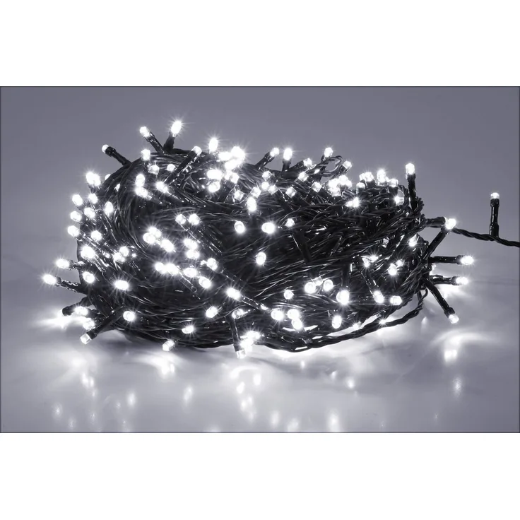 Spetebo Lichterkette Weihnachts Lichterkette 240 LED - kalt weiß, 240-flammig, Brilliante Lichter für ein stimmungsvolles Ambiente