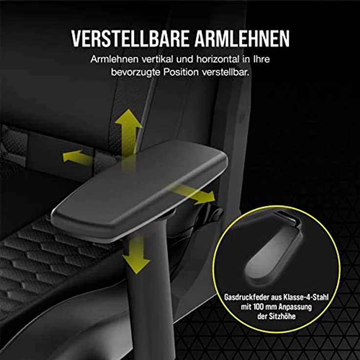 Corsair TC100 RELAXED - Gaming-Sessel - ergonomisch – Bild 8
