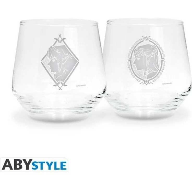 ABYstyle Tasse The Legend Of Zelda 2 Glass Set Zelda & Link Europe – Bild 2