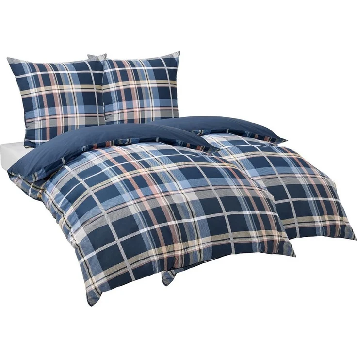 BEDSURE Wendebettwäsche mit Zweige-Design und Reißverschluss, ÖKO-TEX zertifiziert, Baumwolle, 4 teilig, aus 100% natürlicher Baumwolle, mit 8 stabilen Eckbändchen – Bild 1