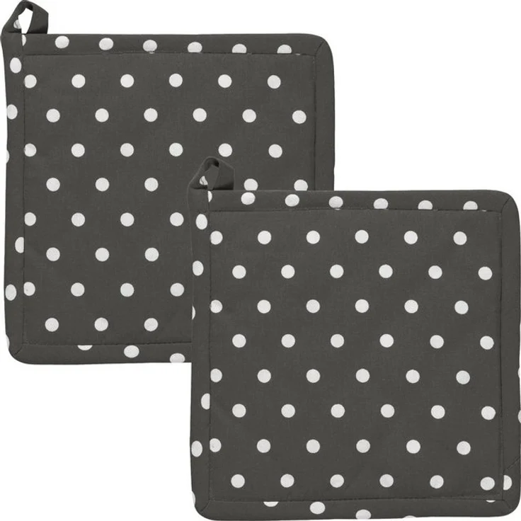 REDBEST Topflappen Topflappen "Orlando" 2er-Pack, Punkte – Bild 2