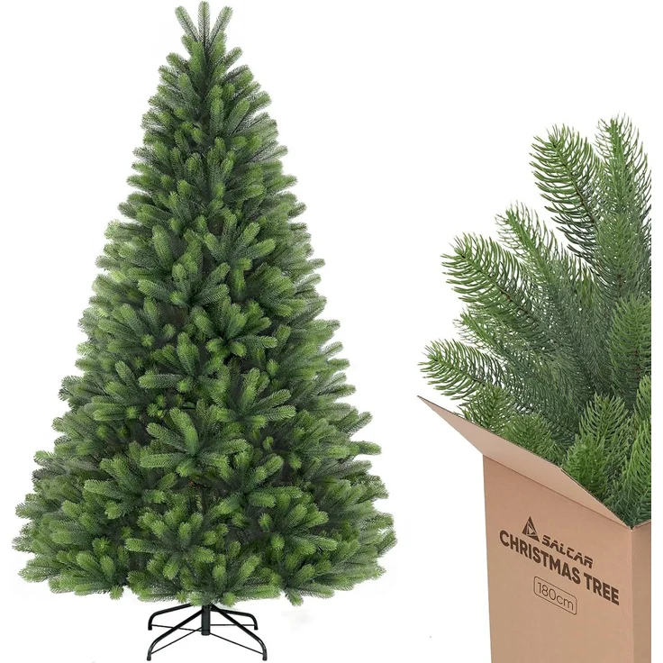 SALCAR 100% Spritzguss Weihnachtsbaum Künstlich 180 cm: Tests, Infos & Preisvergleich