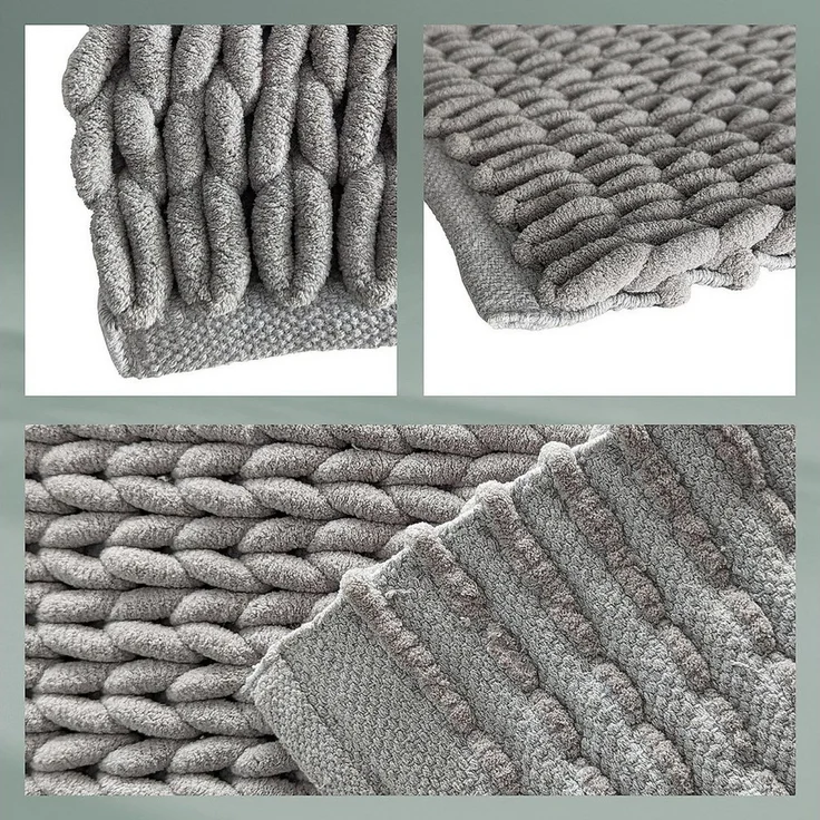 kela Badematte Marie, Höhe 2 mm, 70%recyceltesPES, 30%Baumwolle – Bild 3