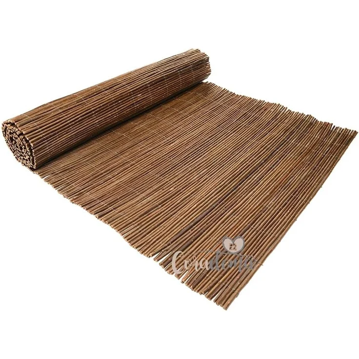 Coradoma Weidenmatte Sichtschutz in 12 Größen | 100x300 cm | Sichtschutzmatte aus Weide für Balkon, Garten und Terrasse | natürlicher Zaun Sichtschutz Balkonsichtschutz Lärmschutz Windschutz – Bild 3
