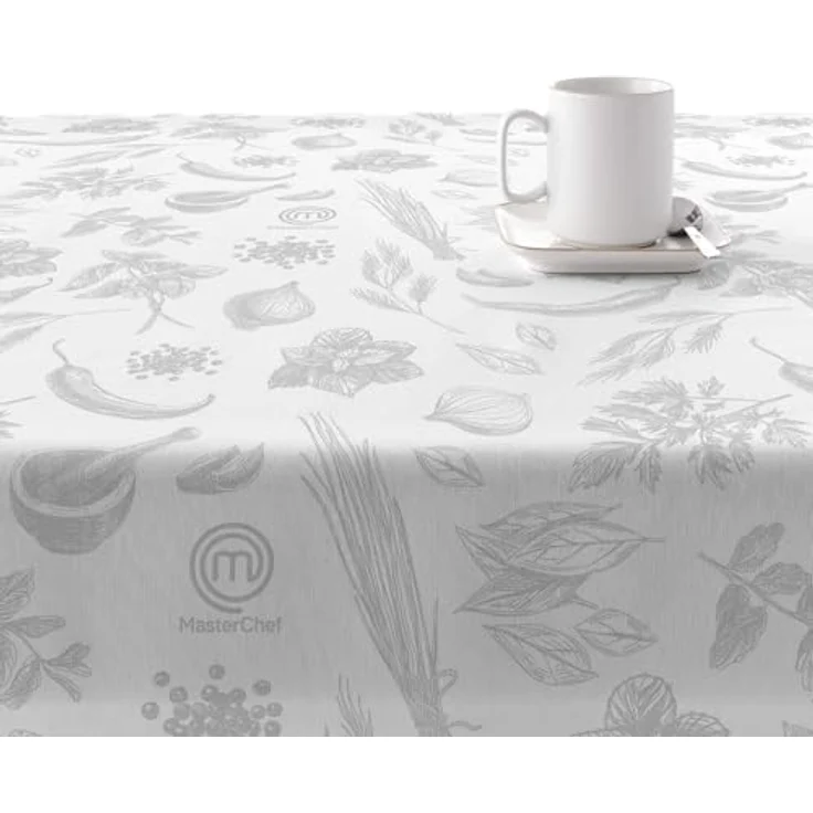 Belum MasterChef Tischdecke aus Kunstharz, schmutzabweisend, Größe: 250x140 cm, Modell: 0400-68, Stoff: 100% Baumwolle, Tischdecke ohne Wachstuch, sehr weich, wasserdicht, flüssigkeitsabweisend – Bild 3