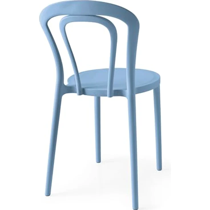 Connubia, 2 Stühle KAFFÉ Polypropylen Sky Blue MATT – Bild 4