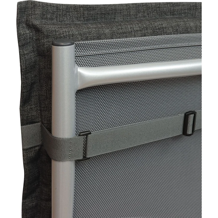 Gardissimo PREMIUM Hochlehner Gartenstuhl Auflagen 120x50x8cm anthrazit – Bild 5