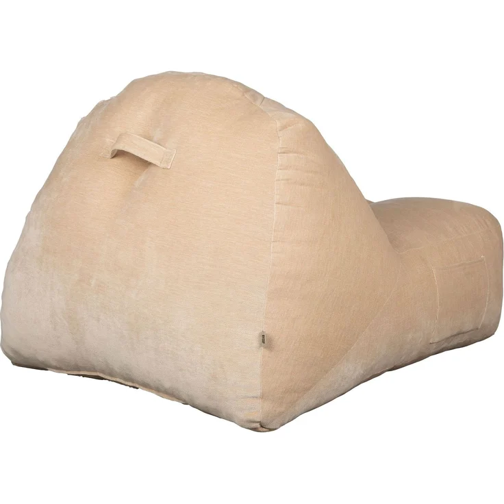 DutchBone Loungesessel Tombag, Sitzsack in Beige mit Samtbezug – Bild 2