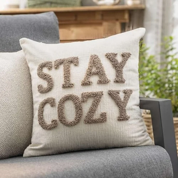 Plüsch Kissenhülle Cozy 45x45 Kissenbezug Dekokissen Kissen Bezug Deko Kissen – Bild 1