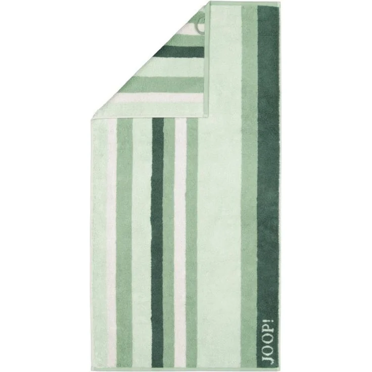 JOOP! Handtuch - Vibe, 50x100 cm, Walkfrottier, Baumwolle, Streifen Grün – Bild 4