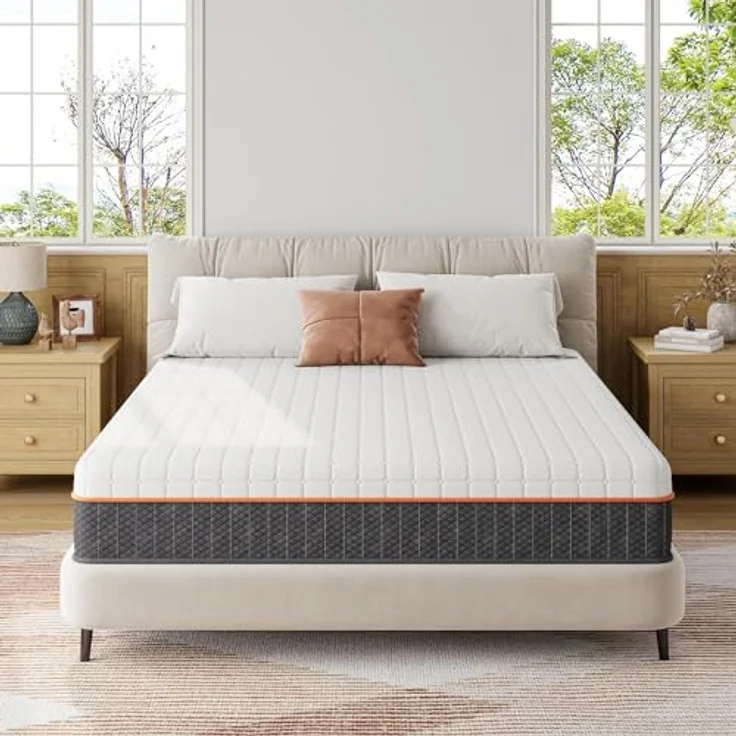 Vesgantti Matratze 160x200 cm Ergonomischer Kaltschaummatratze 7-Zonen Höhe 16cm Mittelfest mit Atmungsaktiver Bezug – Bild 3