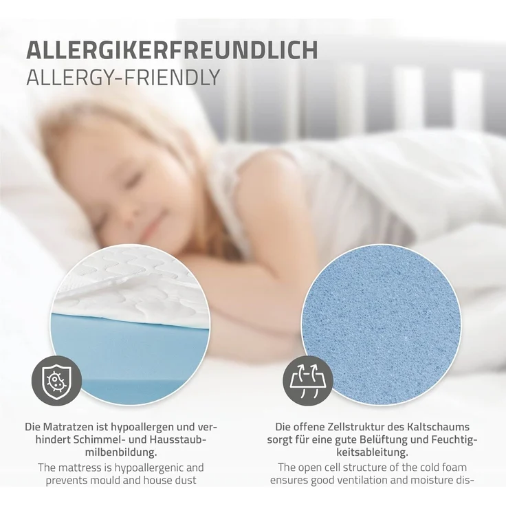 ML-DESIGN Kinderbett Hausbett Spielbett inkl. Lattenrost kreativ Bodenbett für Kinder, Abenteuerbett mit Rausfallschutz Spielbett Kiefer Hellgrau Himmelbett – Bild 6