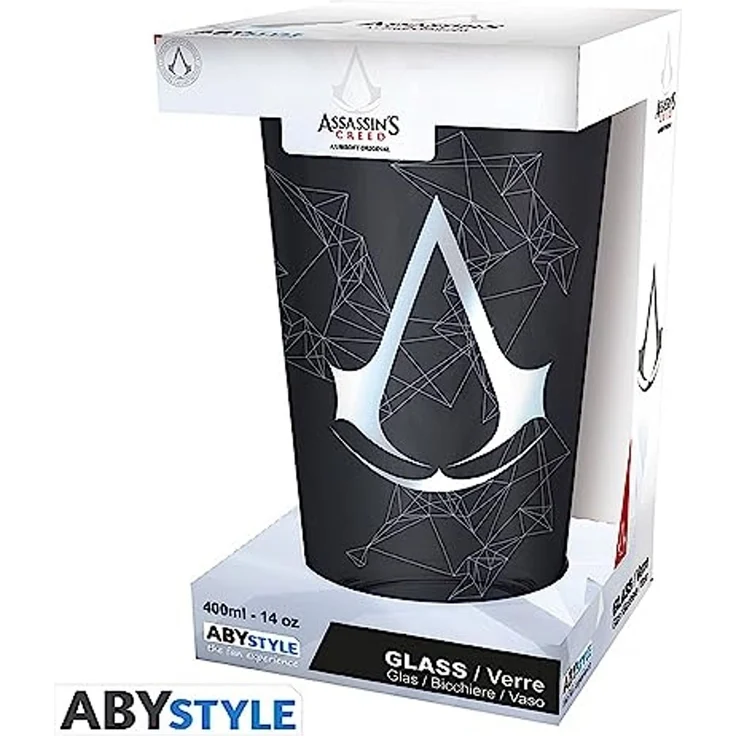 ABYstyle Glas ASSASSIN´S CREED - Large Glass - 400ml - Assassin - Foil – Bild 6