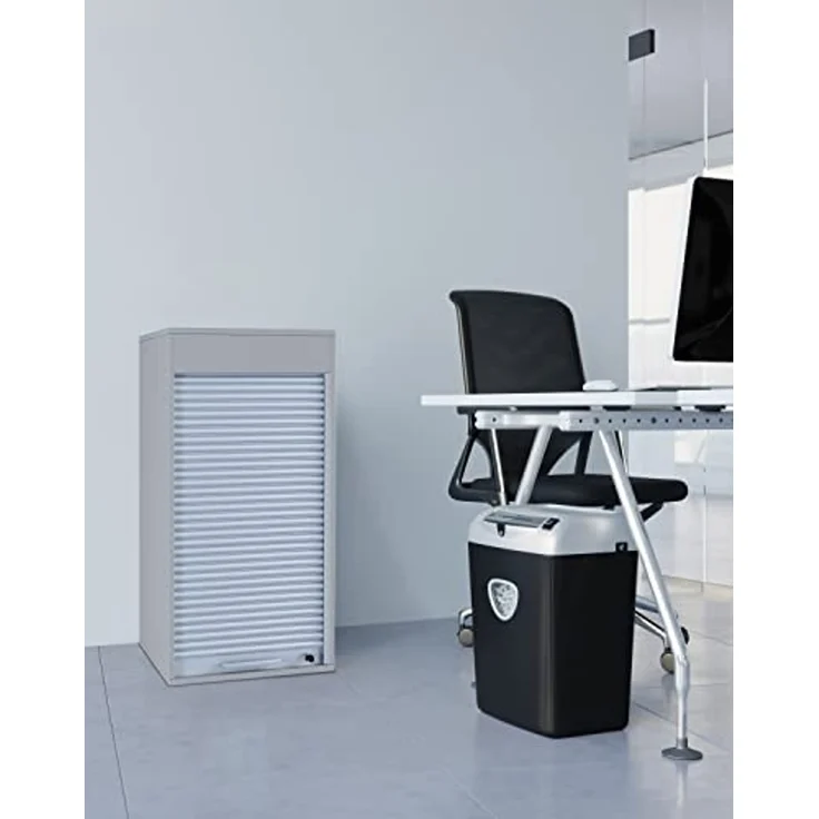 VCM Büroschrank Aktos 917518 Schwarz H. 93 x B. 50 x T. 40 cm – Bild 4