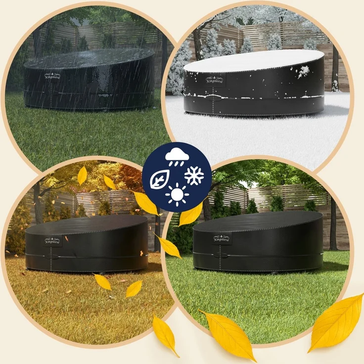 Kingsleeve® Sonneninsel Abdeckung Ø190x90/50cm – Bild 6