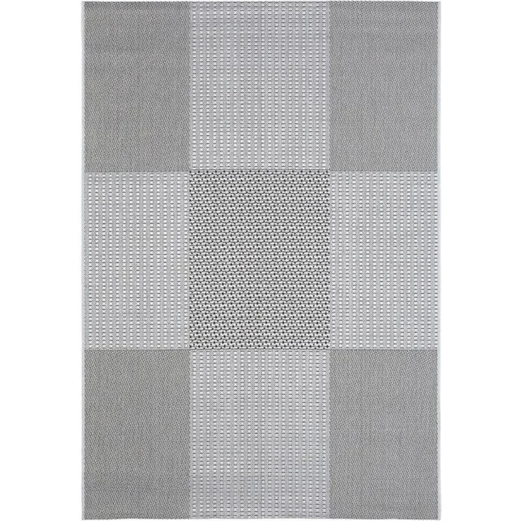 Andiamo Teppich ARIZONA1, rechteckig, Höhe: 5 mm, Flachgewebe, kariertes Muster, In- und Outdoor geeignet, wetterfest – Bild 4