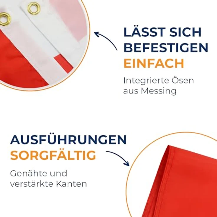 AZ FLAG - Flagge Grönland - 150x90 cm - Grönländische Fahne 100% Polyester mit Messing-Ösen - 110g – Bild 4
