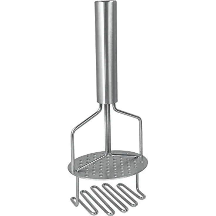 Edelstahl Kartoffelstampfer Kartoffelpresse Gemüsestampfer Kartoffelquetsche – Bild 2