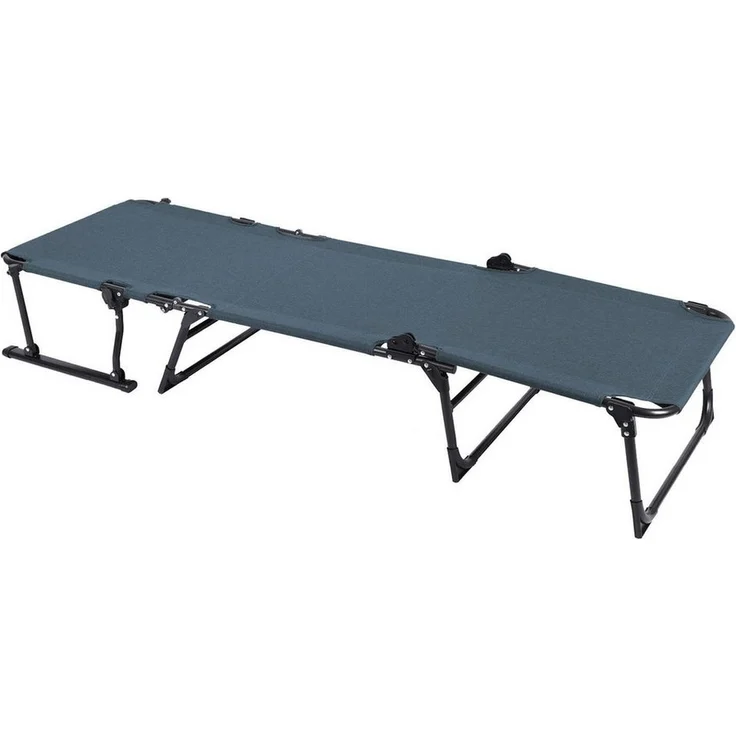 2 in 1 Gartenliege Sanitätsliege Gästebett und Relaxsessel mit Polster – Bild 3