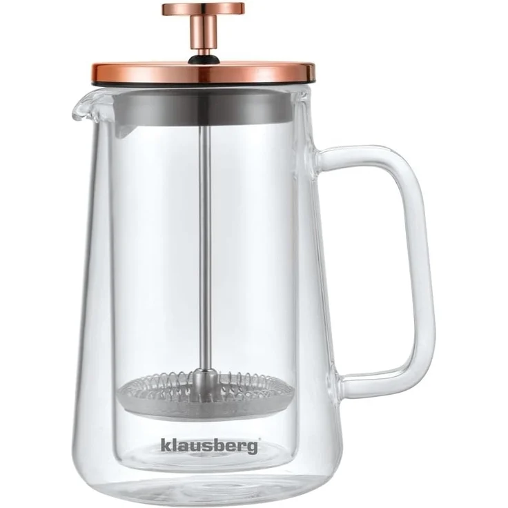 Klausberg Klausberg French Press Kaffee- und Teezubereiter 0,35l KB7723 – Bild 1