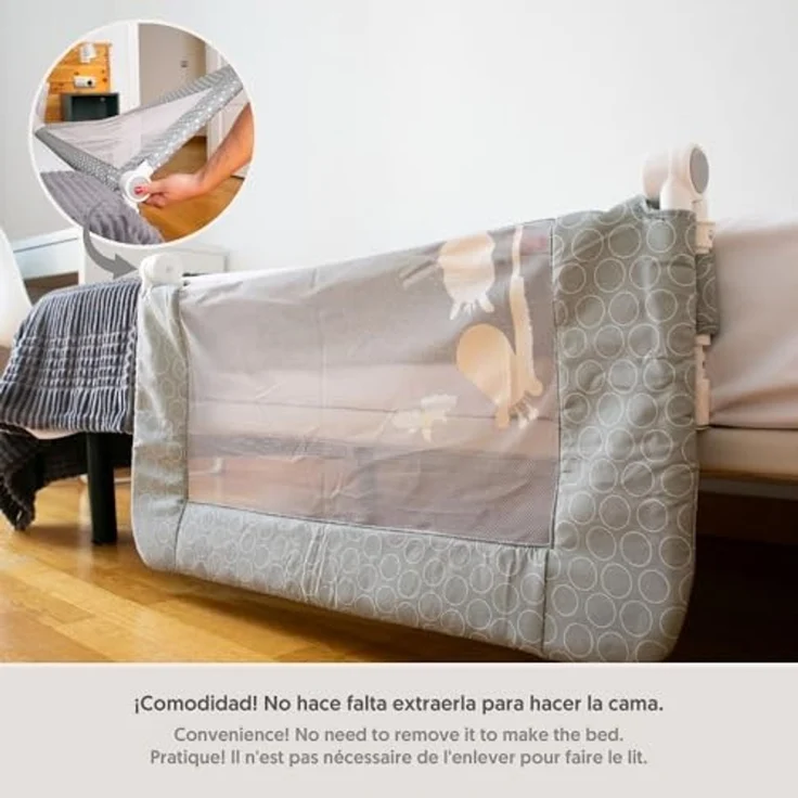 Interbaby AZBR001 Klappbares Rausfallgitter für Kinderbetten – Dschungel, 90 cm, 2600 g – Bild 7