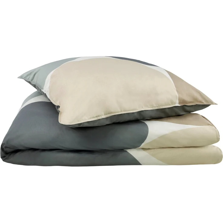 SCHÖNER WOHNEN-Kollektion Wendebettwäsche Pebble, Renforcé, 2 teilig, aus reiner Baumwolle und kleinem Stehsaum – Bild 2