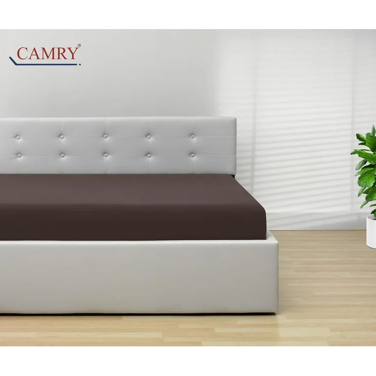 Camry Spannbettlaken CLASSIC Jersey 100% Baumwolle Spannbetttuch atmungsaktiv Gummizug, Jersey Baumwolle, Gummizug: rundum, 100% Baumwolle, alle Matratzenhöhen, atmungsaktiv, pflegeleicht – Bild 2