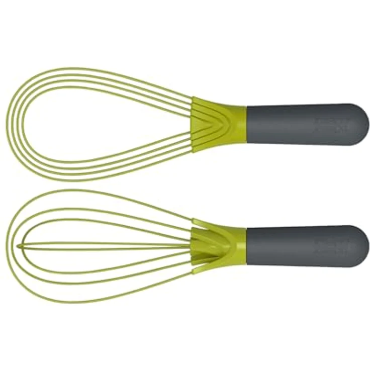 JosephJoseph Twist 2-in-1 Silikonschneebesen Grau/Grün – Bild 6