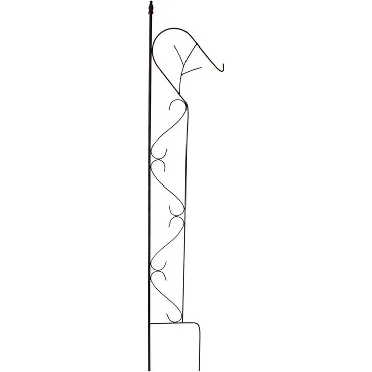 Rankhilfe Rankgitter Kletterhilfe mit Haken Pflanzengitter 27x144cm Rost Spalier