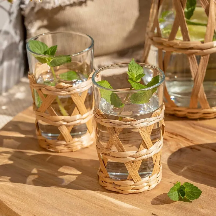 Leonardo Becher 220 ml mit Geflecht Aperitivo
