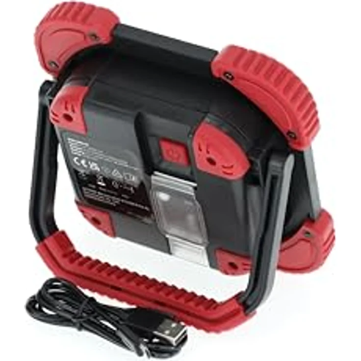 GEDORE red Strahler, LED Akku-Baustellenleuchte, 1400 Lumen, bis zu 6 h Leuchtdauer, IP 64 geschützt, mit integrierter Powerbank-Funktion – Bild 3