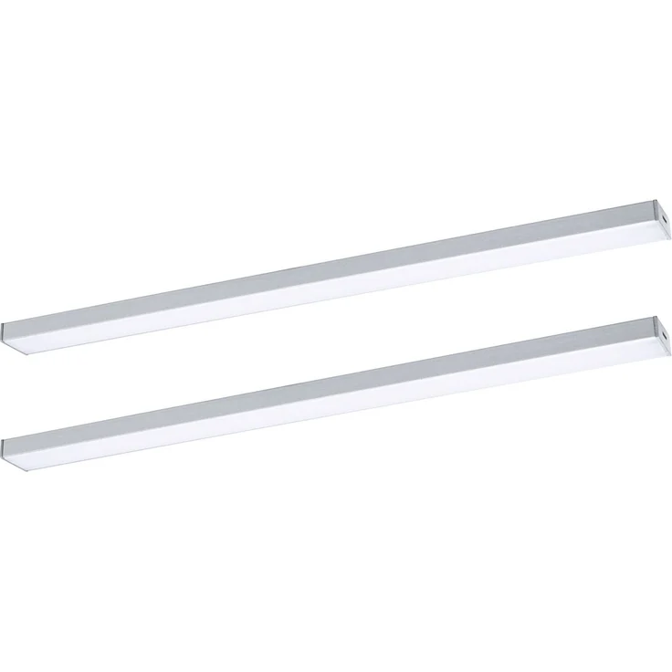 LED Unterschrankleuchte Inline Erweiterungsset 3000K dimmbar 2x4W 350x26mm 2x350lm 24V Chrom matt – Bild 7