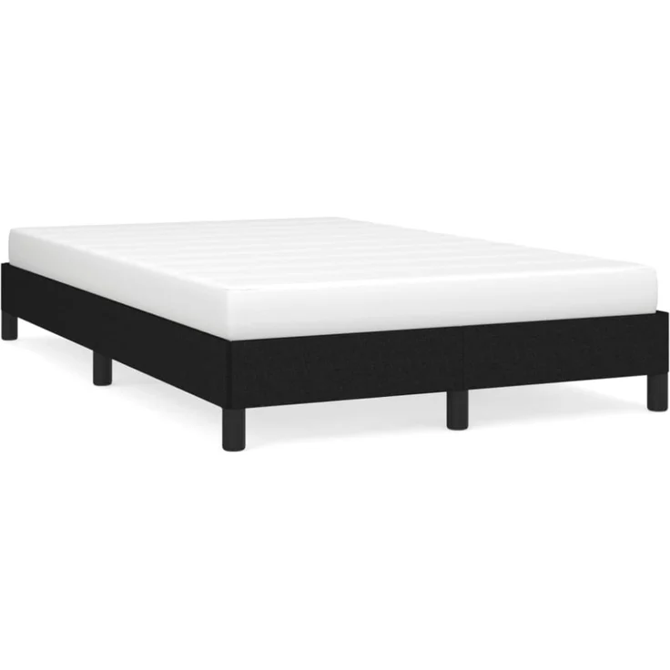vidaXL Polsterbett, Stoff, 25,0 cm, Schwarz, 120x190 cm – Bild 2
