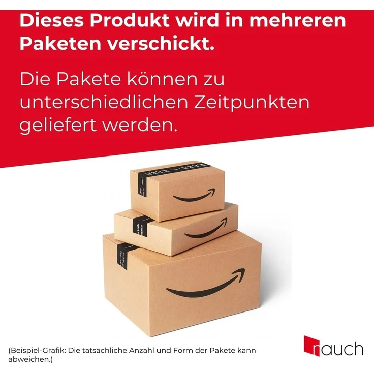 Rauch Möbel Flipp, Kommode für Schlafzimmer, Kinderzimmer, Wohnzimmer, Jugendzimmer, Flur, Garderobe, 2-türig, 5 Schubladen, mit Softclose-Funktion, Farbe Eiche Artisan, Holz/Weiß, Breite 180 cm – Bild 11