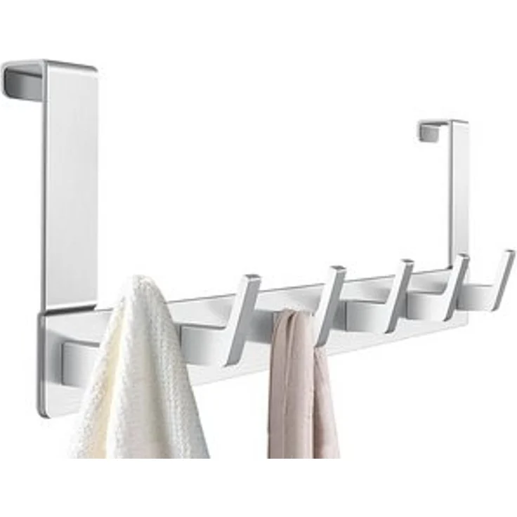 SURFOU Türhaken Kleiderhaken Tür Türhaken zum Einhängen Ohne bohren Handtuchhalter, für Schlafzimmer, Badezimmer, Küchen, Arbeitszimmer, Werkzeugräume, (Rostfreiem Aluminiumlegierung badezimmer zubehör für 2 cm dicke Türen, 40*14cm tür organizer, 1-St,... – Bild 6