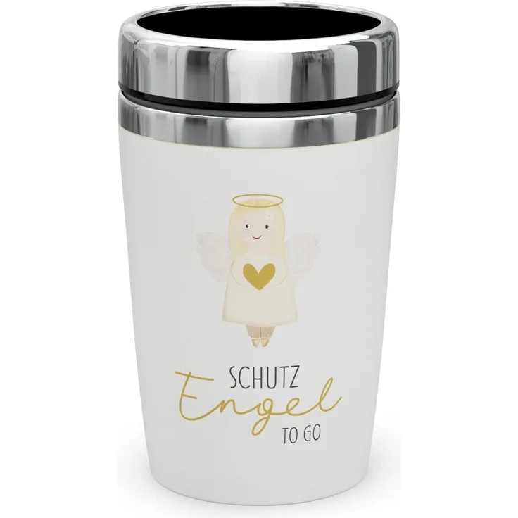 Thermobecher Isolierbecher Kaffeebecher To Go 240ml la vida Schutzengel 3887911