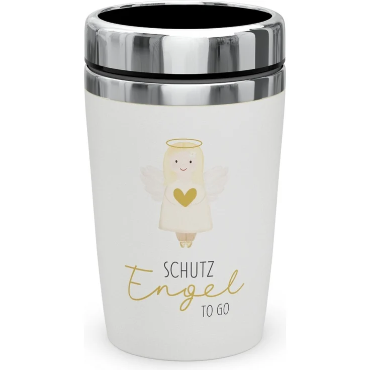 Thermobecher Isolierbecher Kaffeebecher To Go 240ml la vida Schutzengel 3887911