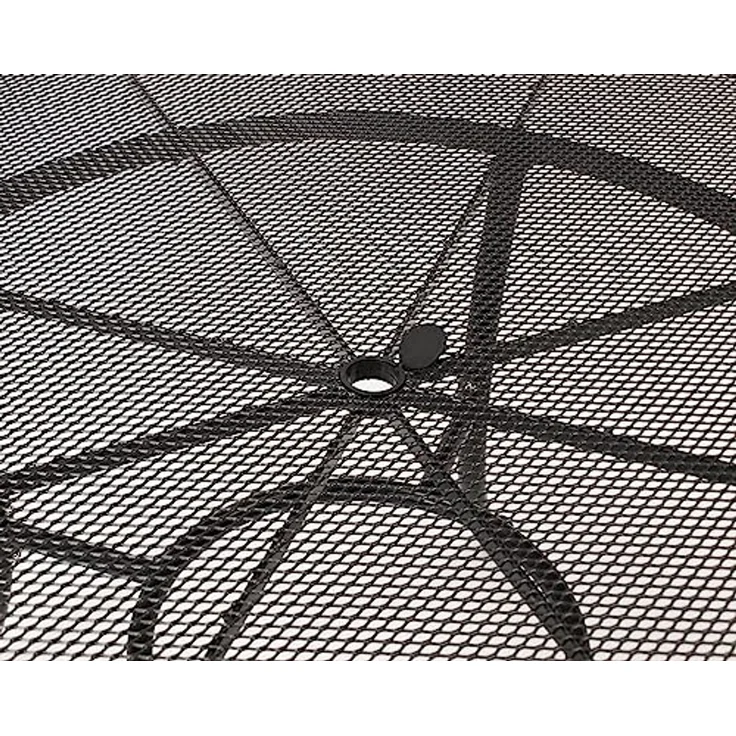 DEGAMO RIVO Gartentisch, Streckmetall, eisengrau, 150cm rund – Bild 5
