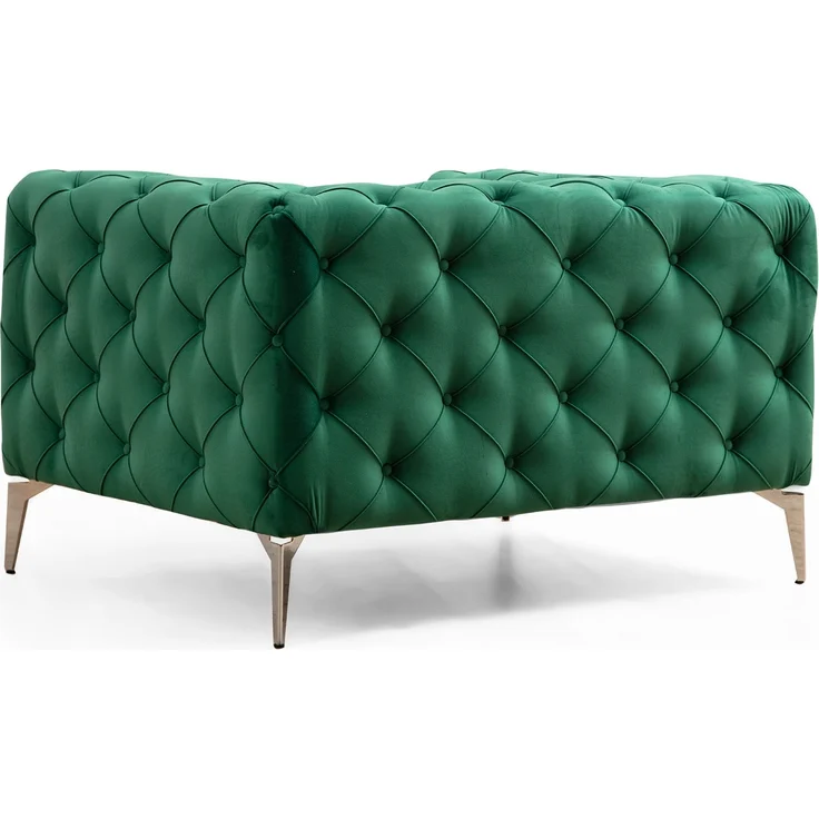 Ohrensessel, 'Como', 70 x 90 x 108, Grün – Bild 3