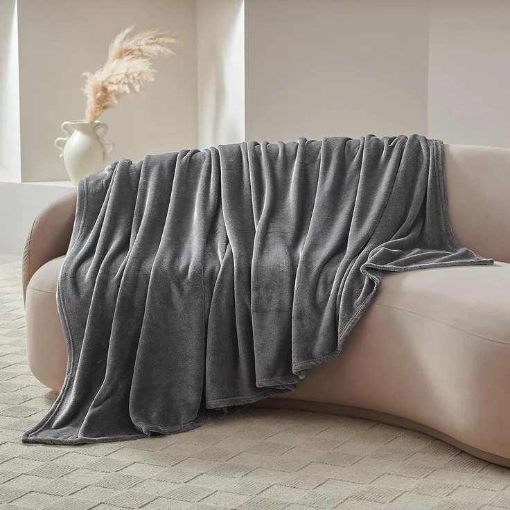 kuscheldecke flauschige 150x200cm Sofadecke Couchdecke Flanell Fleecedecke – Bild 7