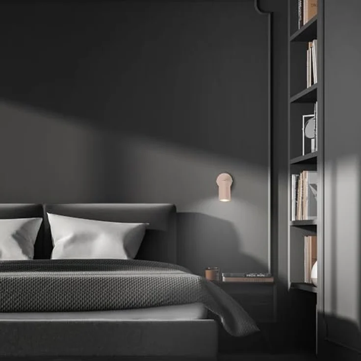 BRILONER - Wandleuchte innen schwenkbar, GU10 Fassung, max. 9 W, Leselampe, Wohnzimmerlampe, Lampe, Wandlampe, Küchenlampe, Flurlampe, Schlafzimmer, Wandbeleuchtung, 8x15,5 cm, Beige – Bild 7