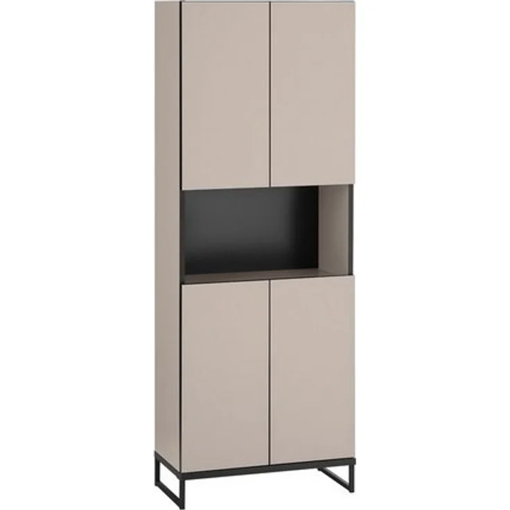 moebel-dich-auf Hochschrank VENEZIA (breiter Badezimmer Wandschrank in kaschmir 60 cm breit) – Bild 4