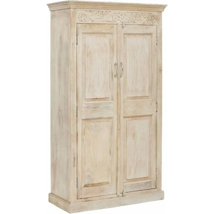 Home affaire Garderobenschrank Devdan mit dekorativen Fräsungen oben, Breite 100 cm, viel Stauraum – Bild 4