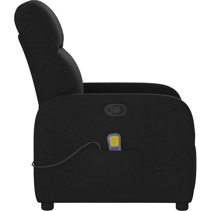 vidaXL Massagesessel Schwarz Stoff 4015534 – Bild 3