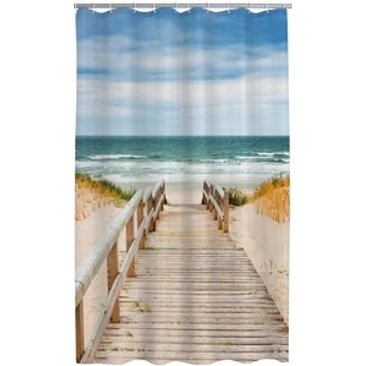 Ridder Duschvorhang Nordsee multicolor Breite 180 cm – Bild 6